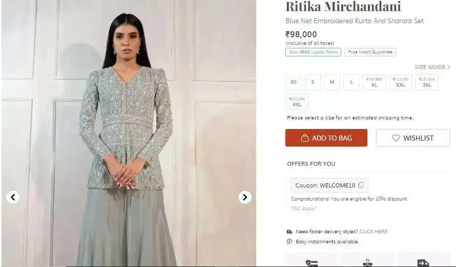 Ritika Mirchandani outfit