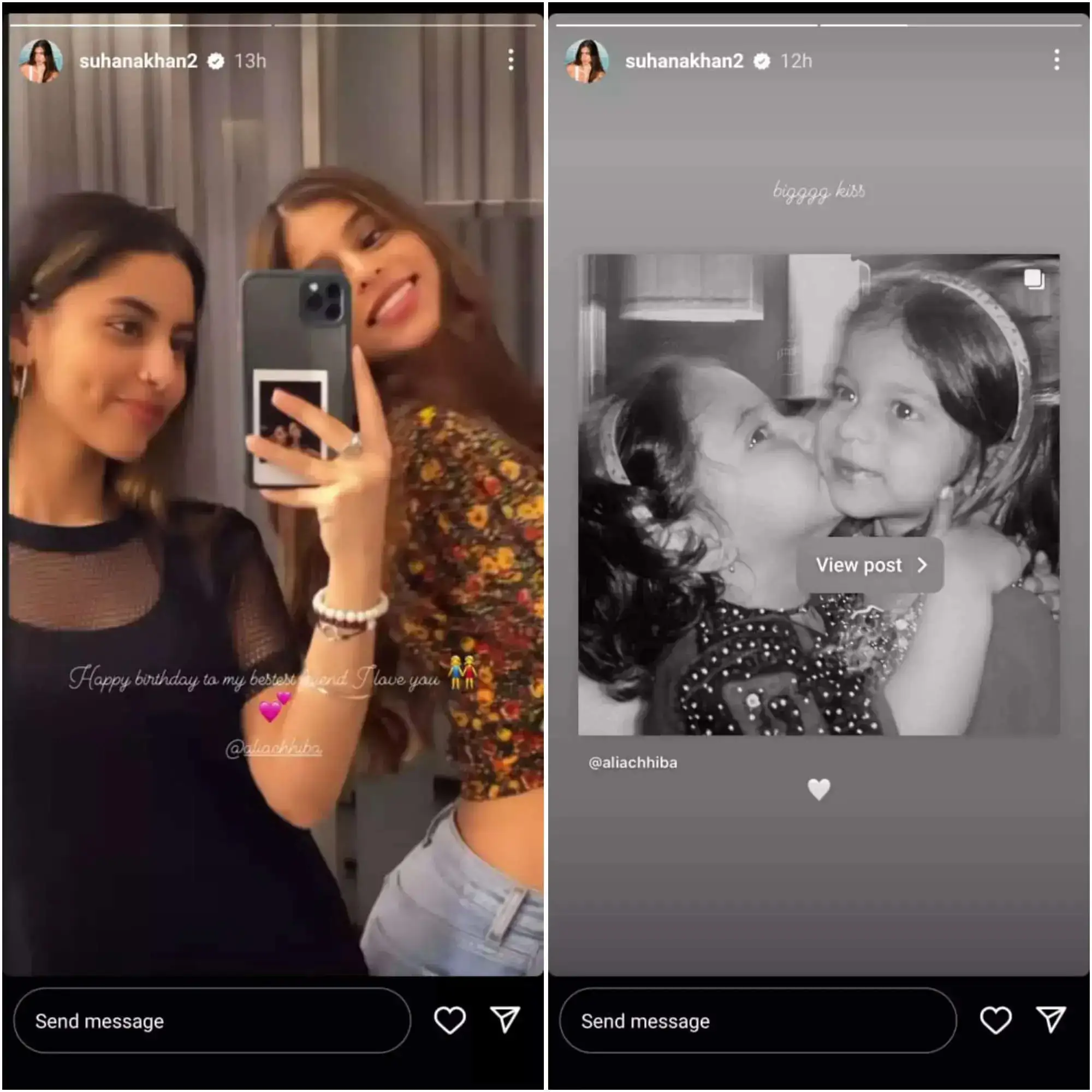 suhana khan and alia chhiba