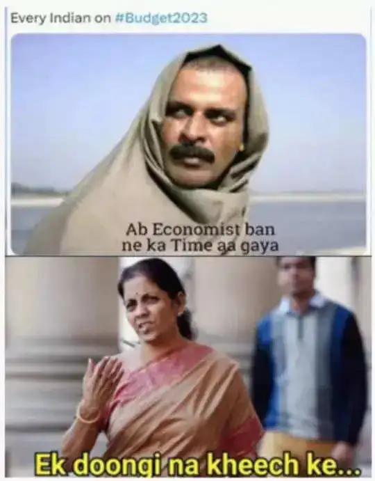 Union Budget 2023 memes