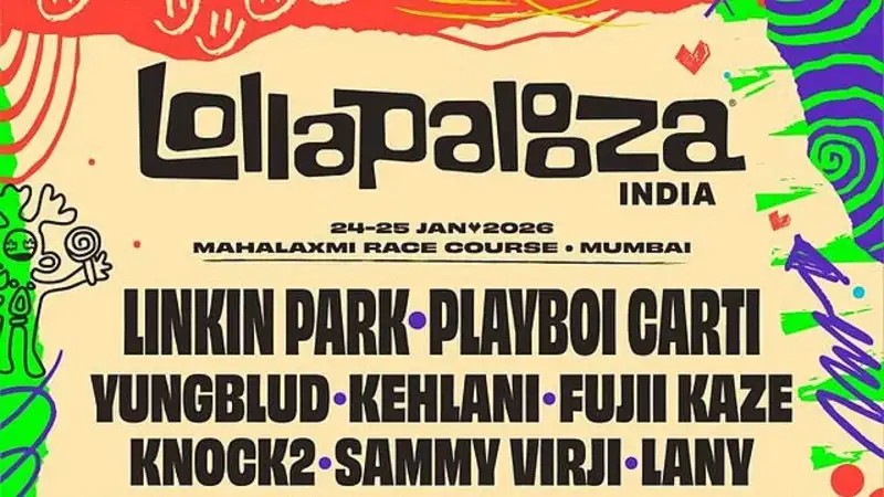 Lollapalooza India 2026 lineup: Linkin Park and Playboi Carti lead the charge