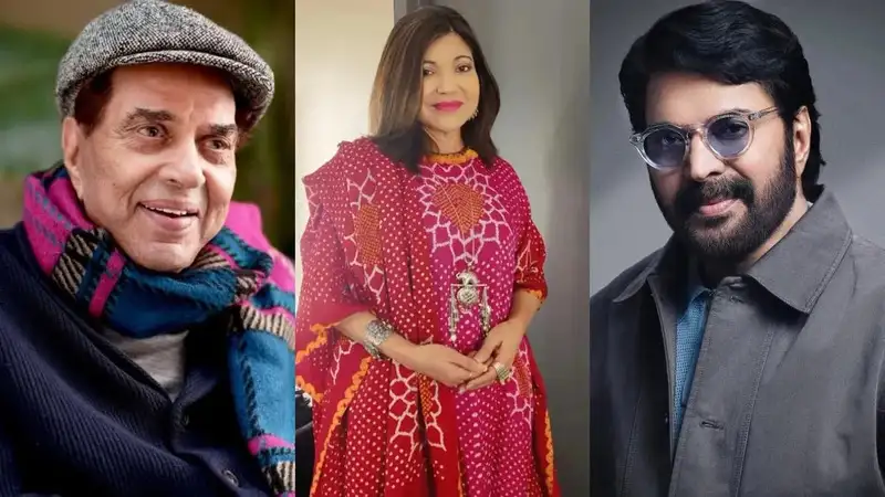 Alka Yagnik, Mammootty and Dharmendra among cinema icons honoured at Padma Awards 2026