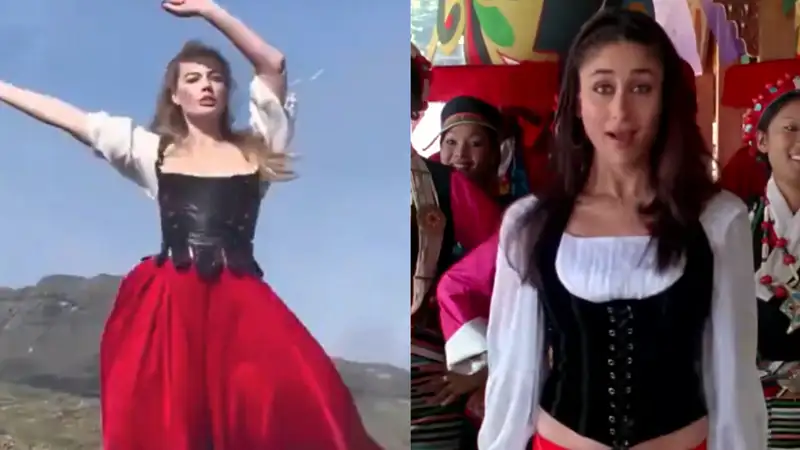 Is Margot Robbie’s look inspired by Kareena Kapoor's outfit in Yeh Ishq Hai from Jab We Met?