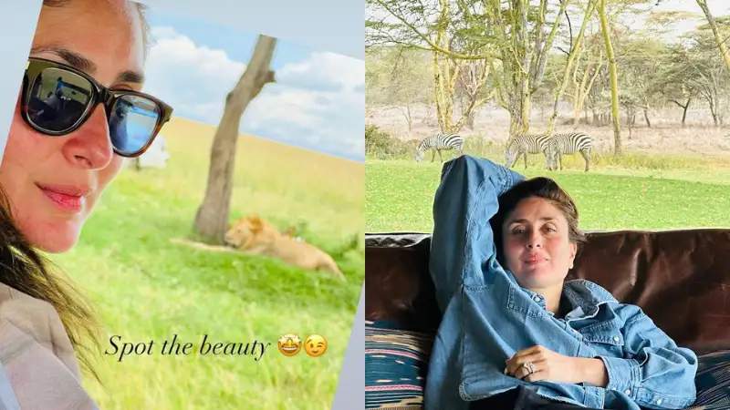 Kareena Kapoor, Saif Ali Khan's Africa trip is all about chilling in the wildlife. See pics