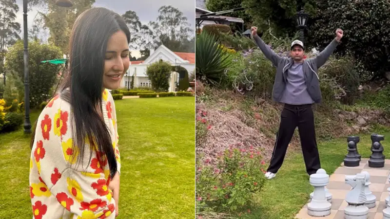 Vicky Kaushal gives sneak peek into his hill station vacay with Katrina Kaif. Watch