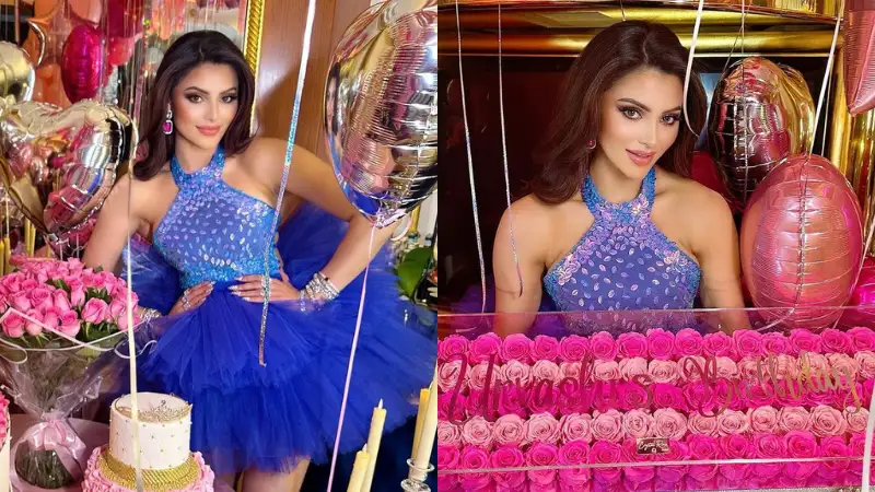 Inside Urvashi Rautela's birthday where she spent Rs 93 lakh on diamond-studded roses, 24-carat cupcakes!