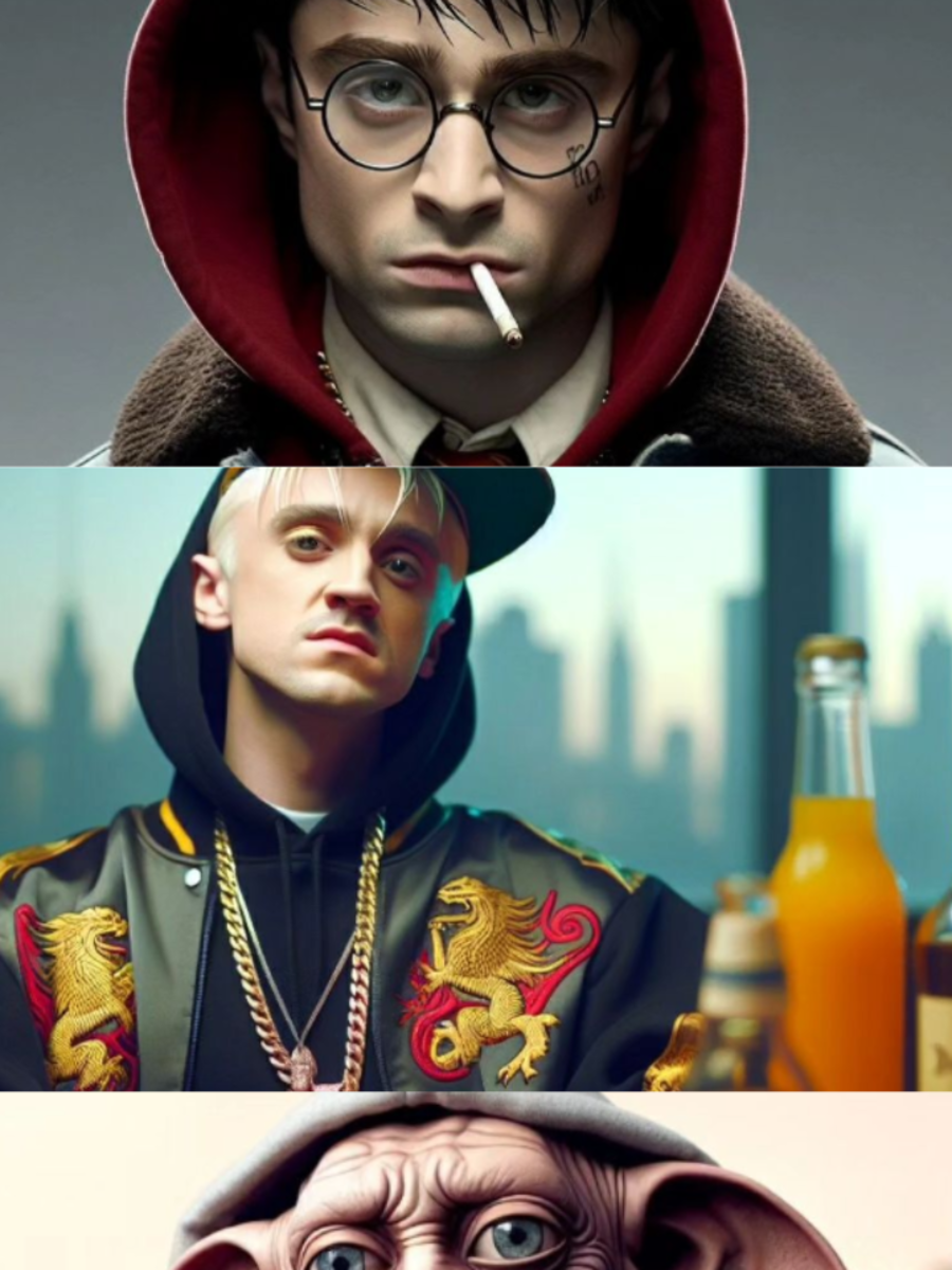 AI Imagines Harry Potter Characters As Rappers: Hermione, Dobby, Ron ...