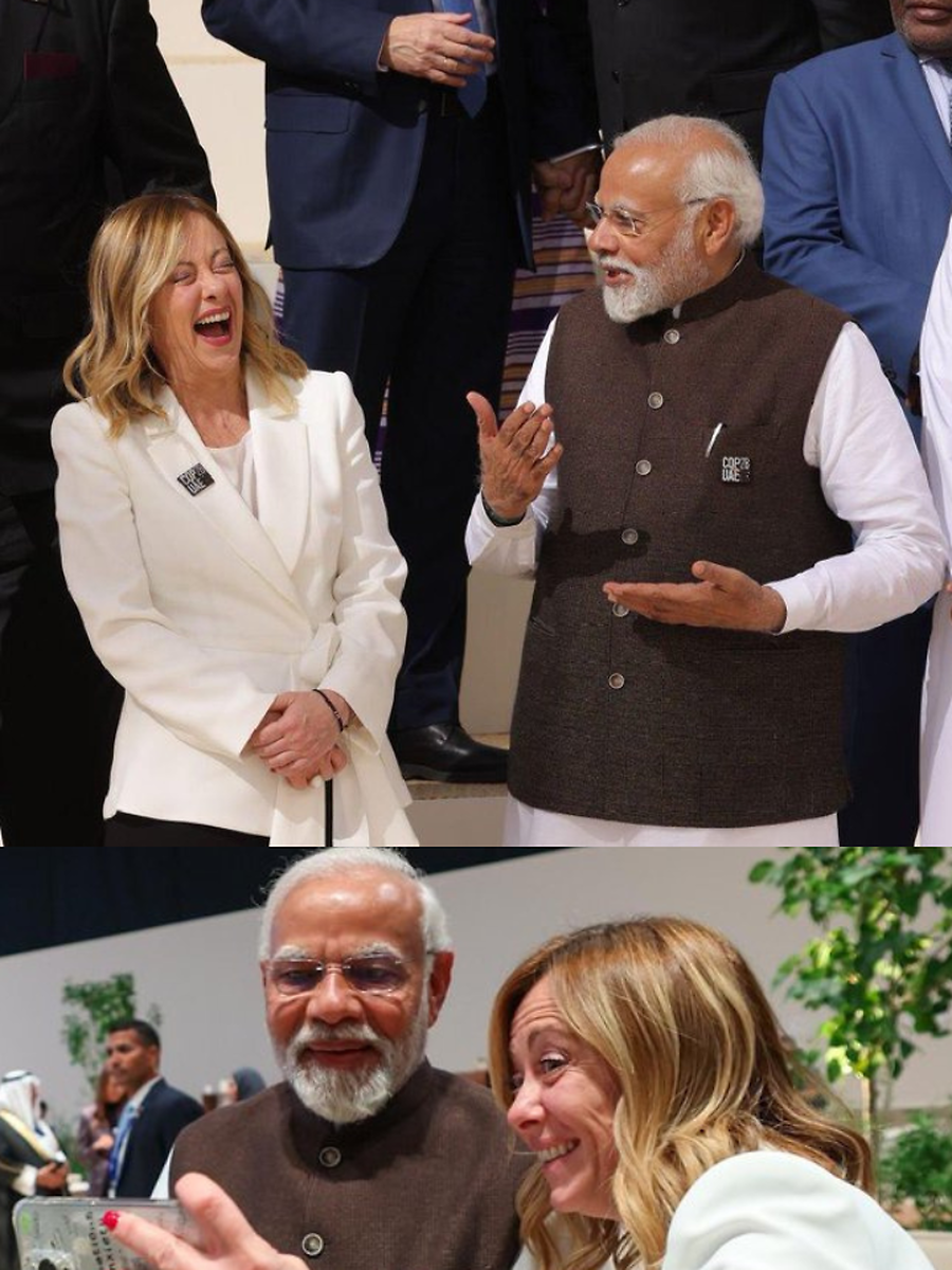 '#Melodi': Look At PM Modi's Candid Moments With Italian PM Georgia ...