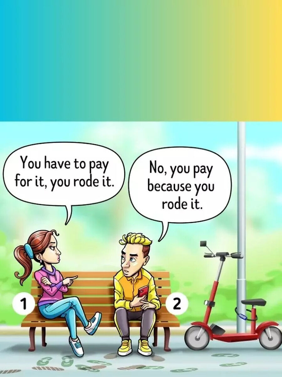 Who Rode the Bicycle Only Sharp Mind Can Solve in 15 seconds | Times ...