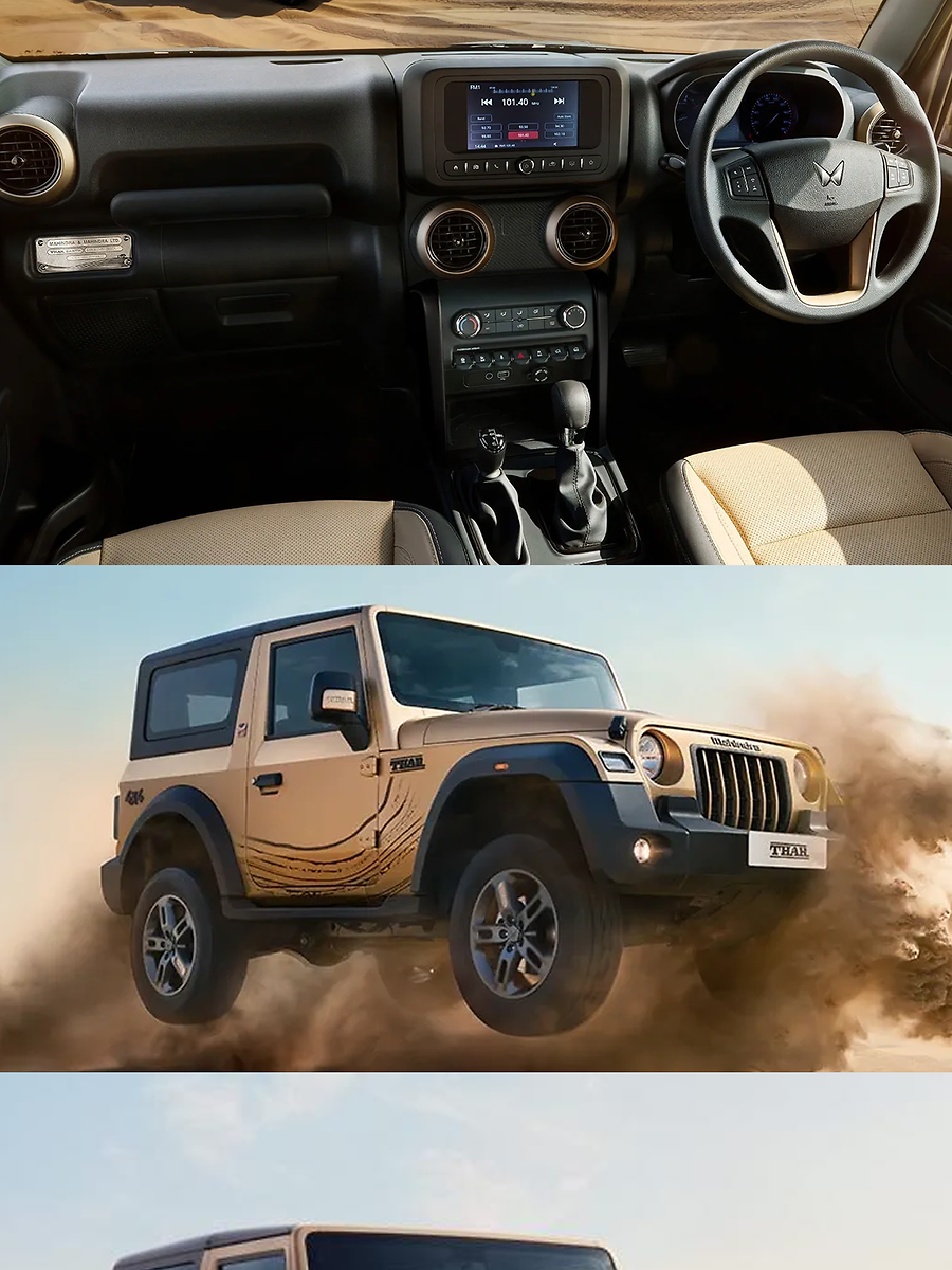 5 Key Unique Features Of Mahindra Thar Earth Edition, Mahindra Thar ...
