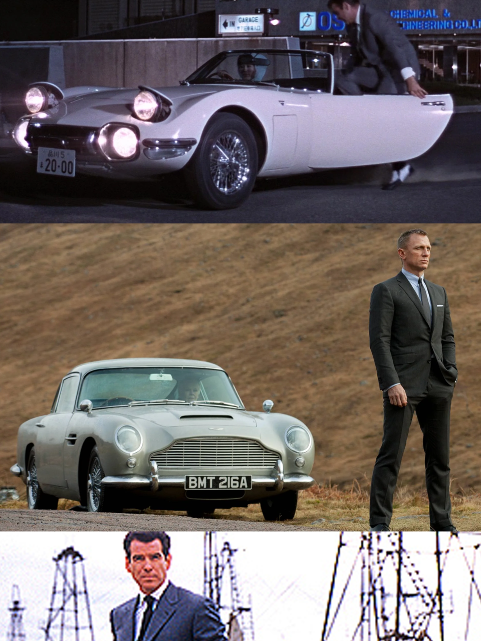 Aston Martin DB5, BMW Z8, Lotus Esprit: 10 Coolest James