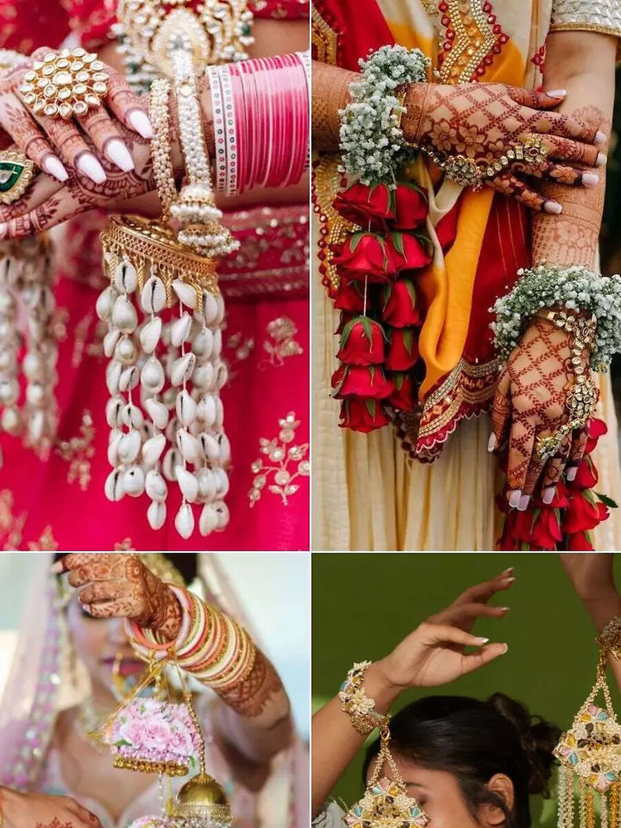 दुल्हन के हाथों में जचते हैं ऐसे कलीरे, देखें ब्राइडल कलीरे के 10 ...