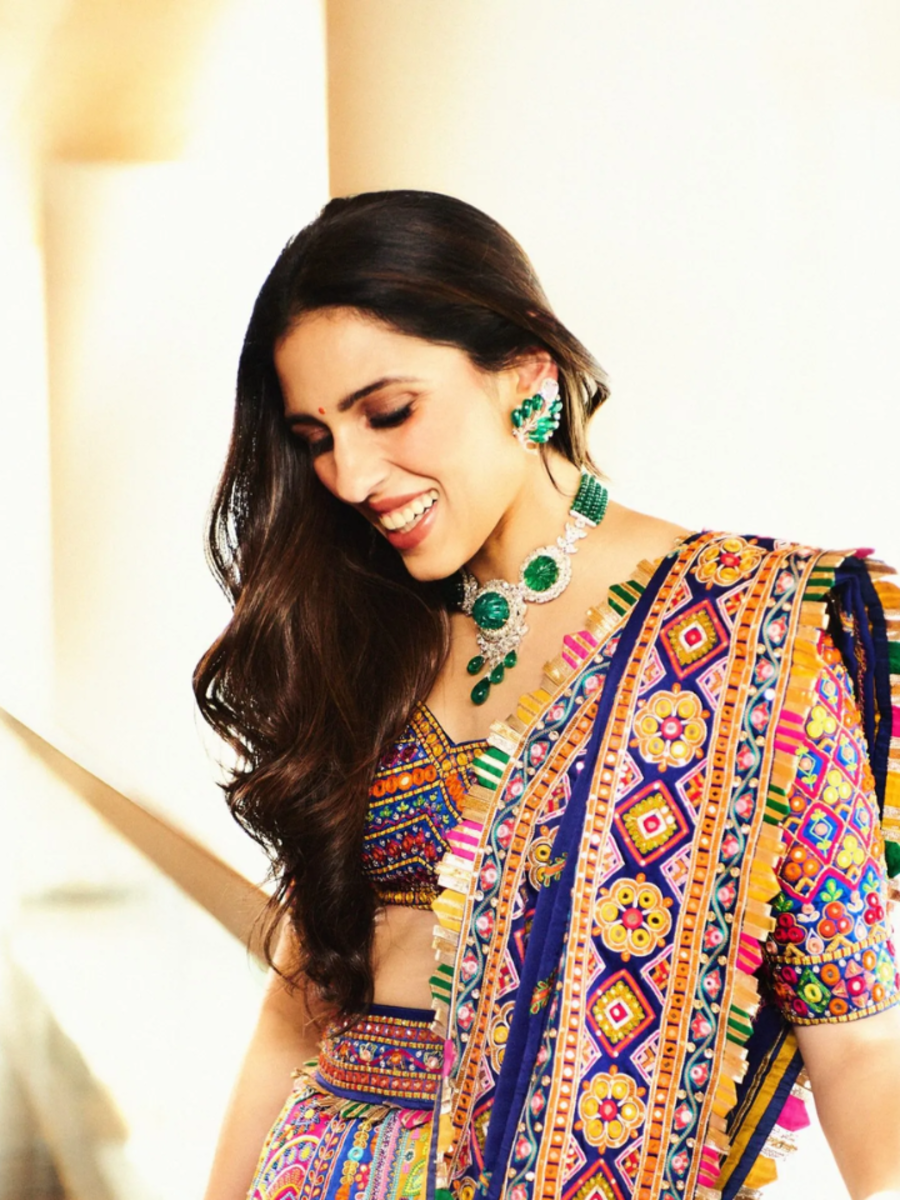 Blue Beauty Printed Stylish Navratri Lehenga Choli