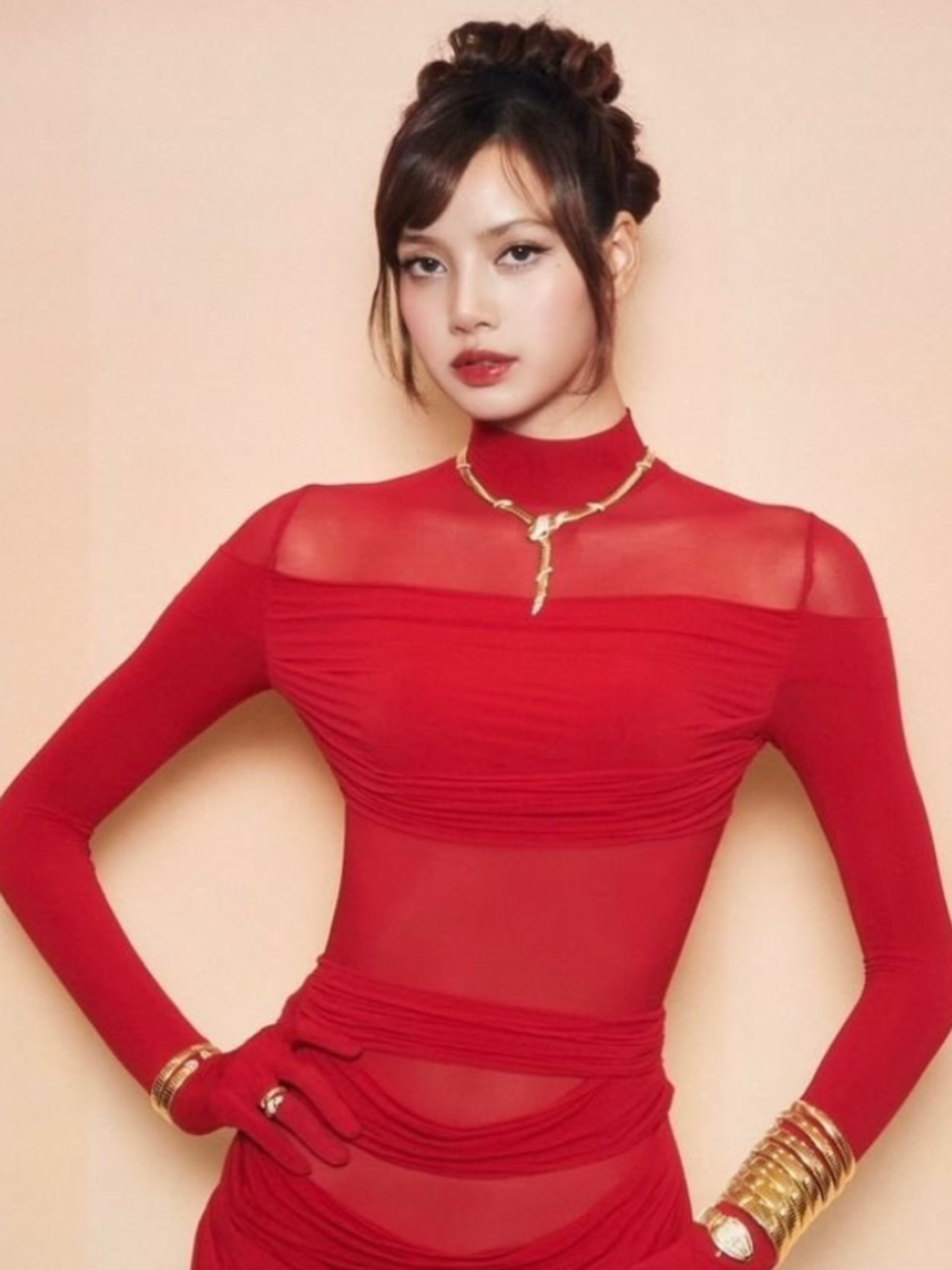 blackpink lisa red dress Style File: Blackpink's Lisa