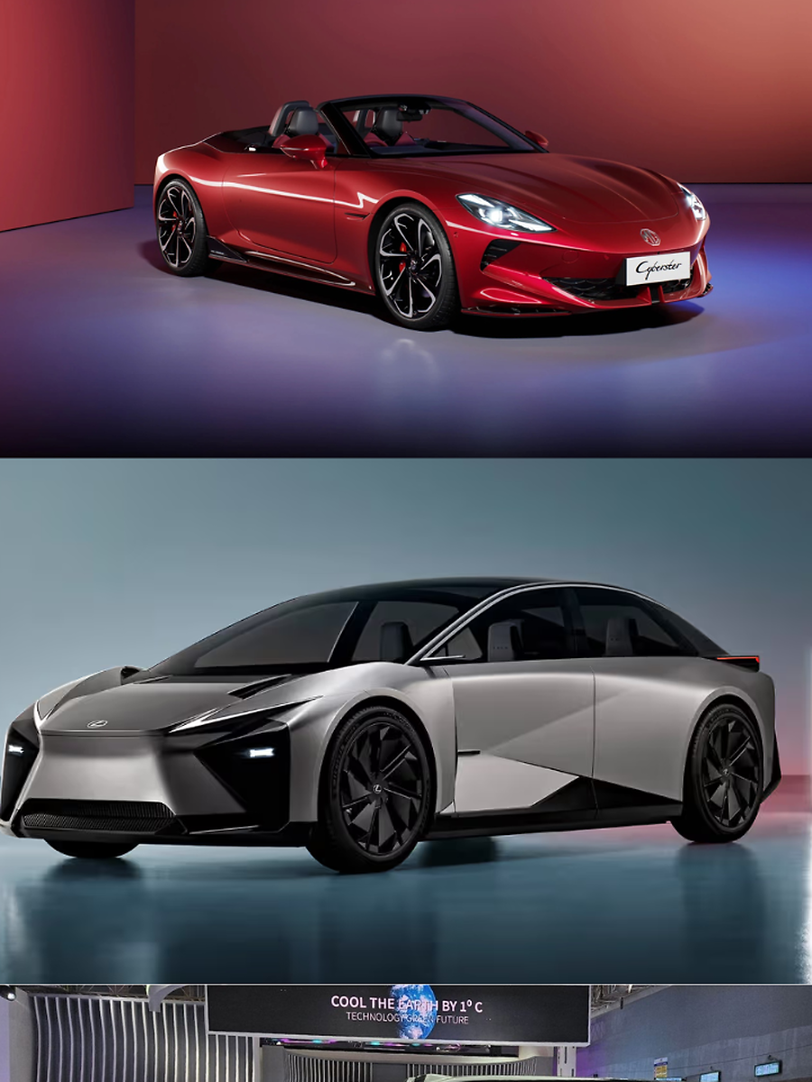 5 Most Stylish Cars Displayed At Auto Expo 2025, MG Cyberster EV, Tata ...