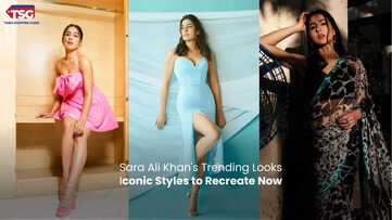 सारा अली खान के जैसा ट्रेंडिंग लुक को फिर से अपनाएं मॉडर्न  लुक और बेस्ट स्टाइल का मेल