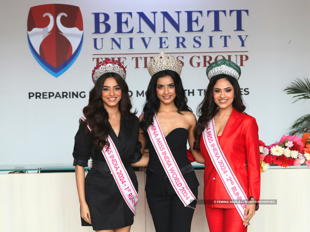 Femina Miss India 2024 winners spark inspiration at University