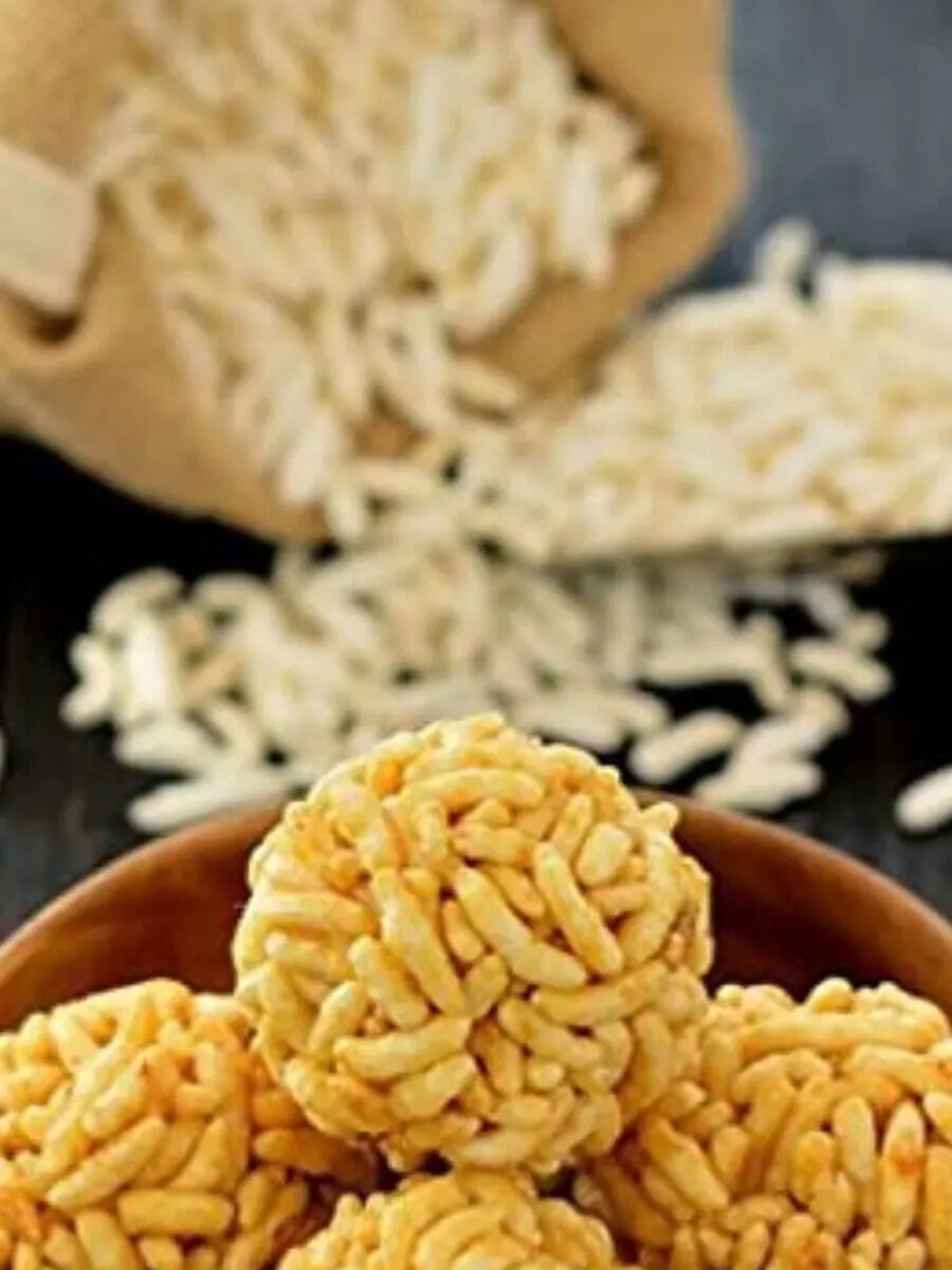 Layya Ki Laddu, A Puffed Rice And Jaggery Sweet From North India For ...