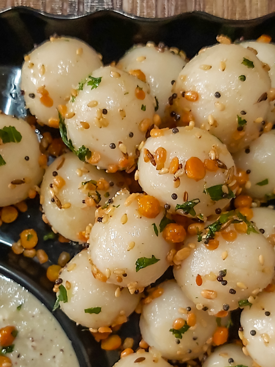  கேரளா மற்றும் கர்நாடாக ஃபியூஷன் உணவு - எண்ணெய் இல்லாத கோலி இட்லி தேங்காய் சம்மந்தி! 