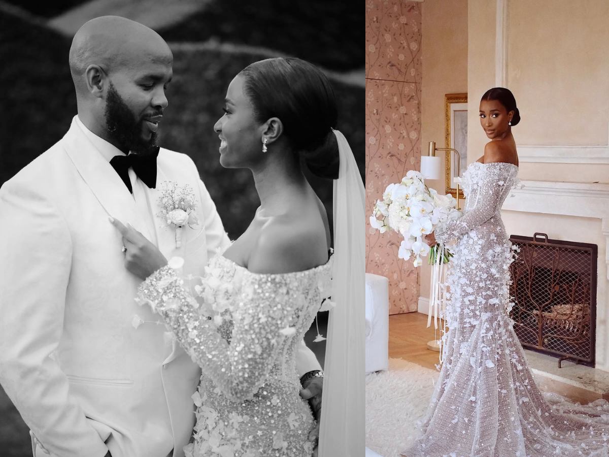 Zozibini Tunzi gets married in a fairy tale setting!