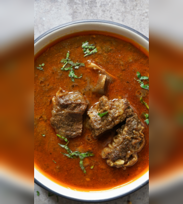 Kashmir-Style Rogan Josh With Rice For Weekend Lunch