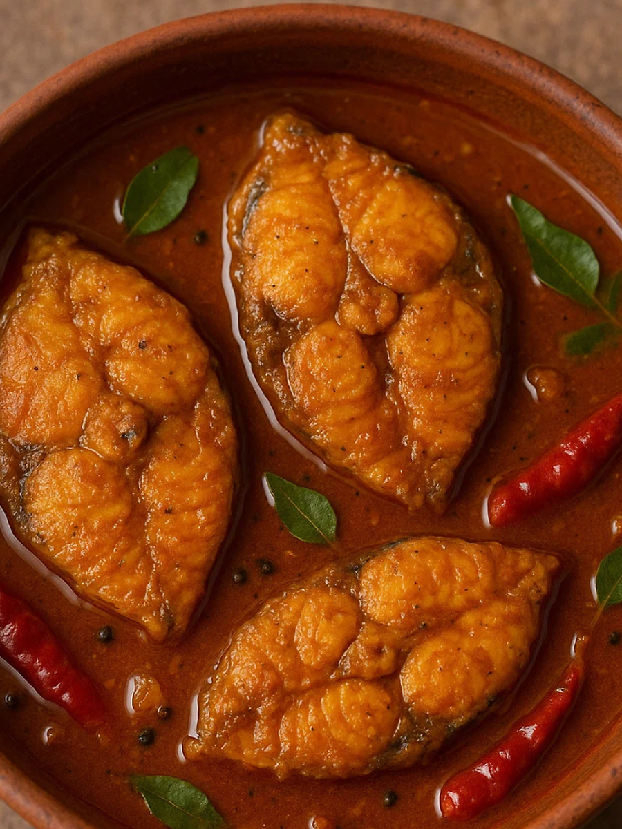 Kerala Fish Curry: கேரளாவில் பாரம்பரிய முறையில் தயாராகும் அயிலை மீன் ...