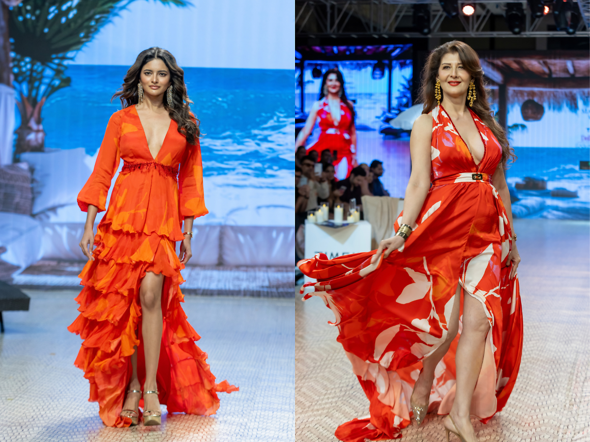 Avni Gupta and Sangeeta Bijlani Set the Ramp Ablaze for Mandira Wirk