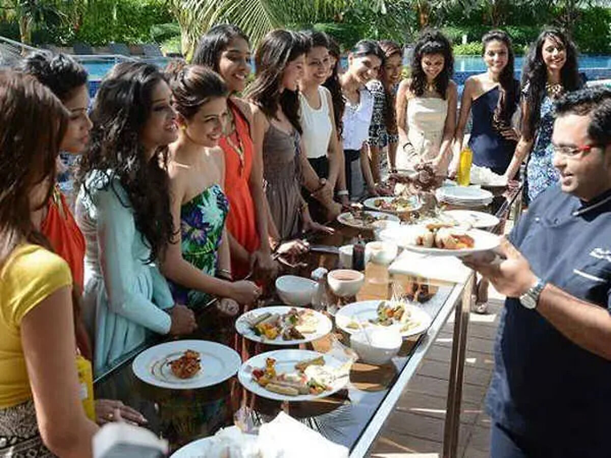 Cook-off session with celebrity Chef Ajay Chopra
