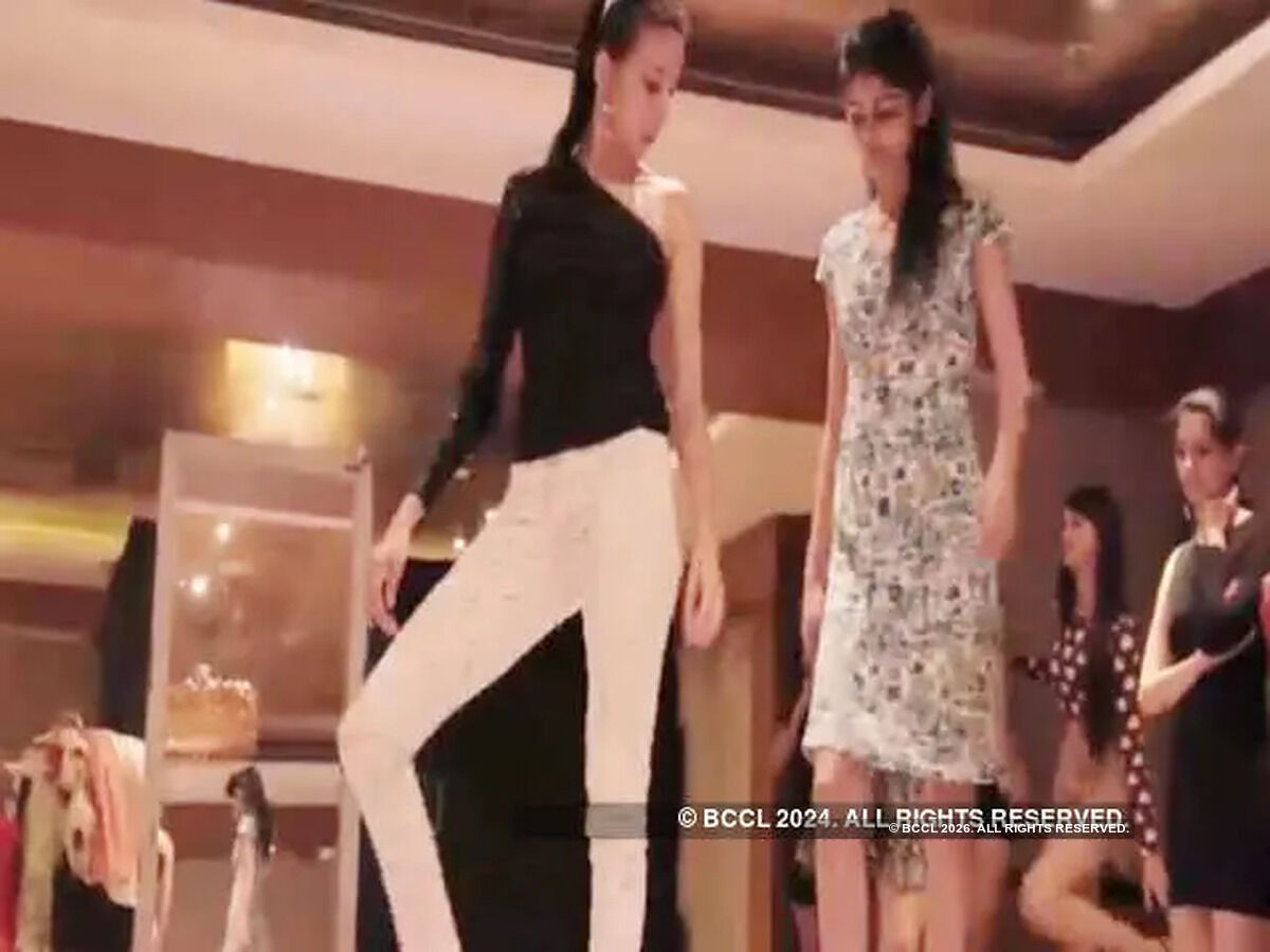 Ramp walk training with Alesia Raut