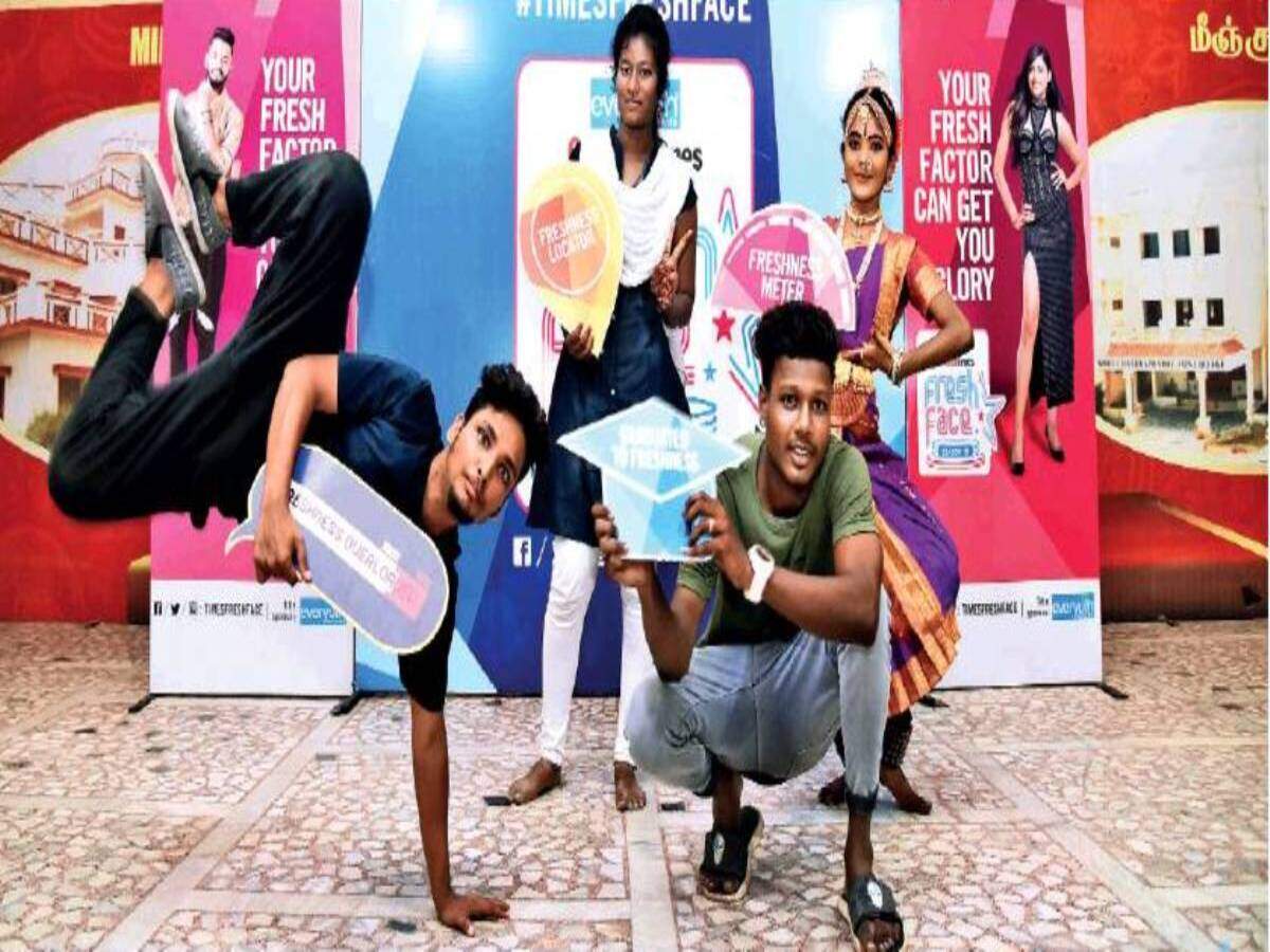 The students of this college in Minjur put up power-packed performances