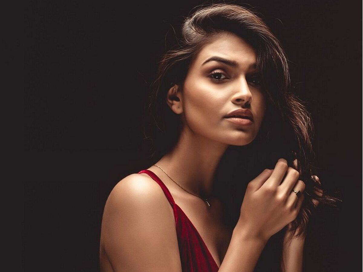 Suman Rao looks stunning in a majestic velvet dress