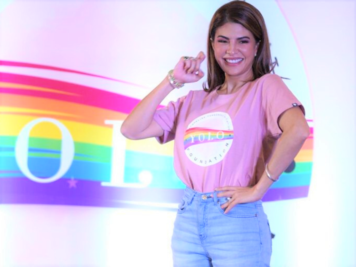 Jacqueline Fernandez marks yoga day along with LGBTQIA Community