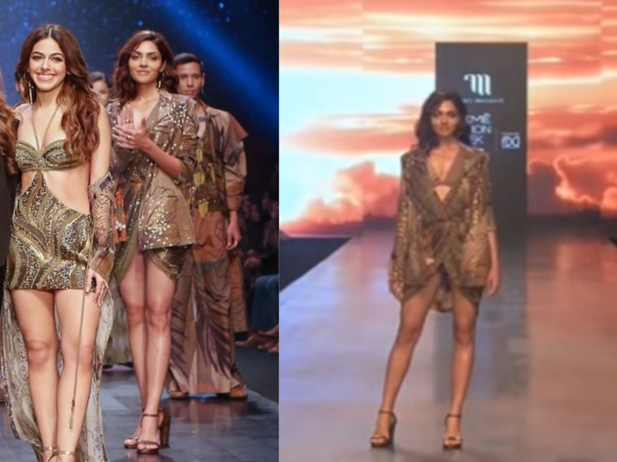Divita Rai graces the ramp at FDCI X Lakme Fashion Week 2022